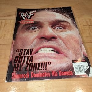 Ken Shamrock WWE Magazines September 1998 Issue WWF VTG Wrestling